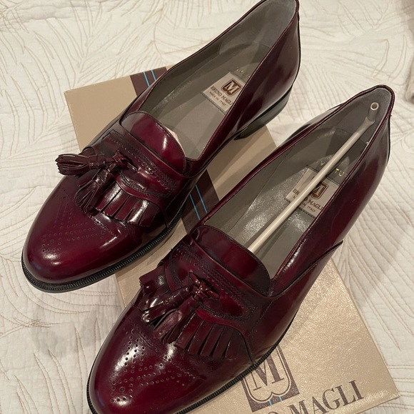 Vintage Bruno Magli Overture Burgundy NWT - Picture 2 of 9